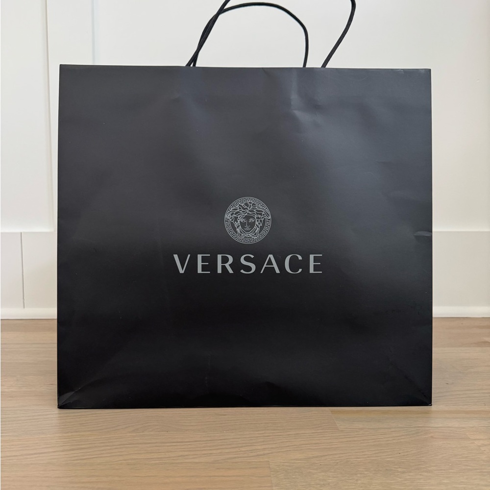 Versace Black Shopping Bag